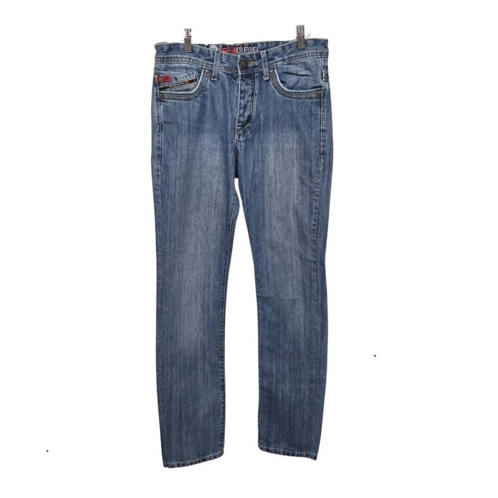 Diesel Mens Jeans Size 31 Blue Denim Straight Casual Designer